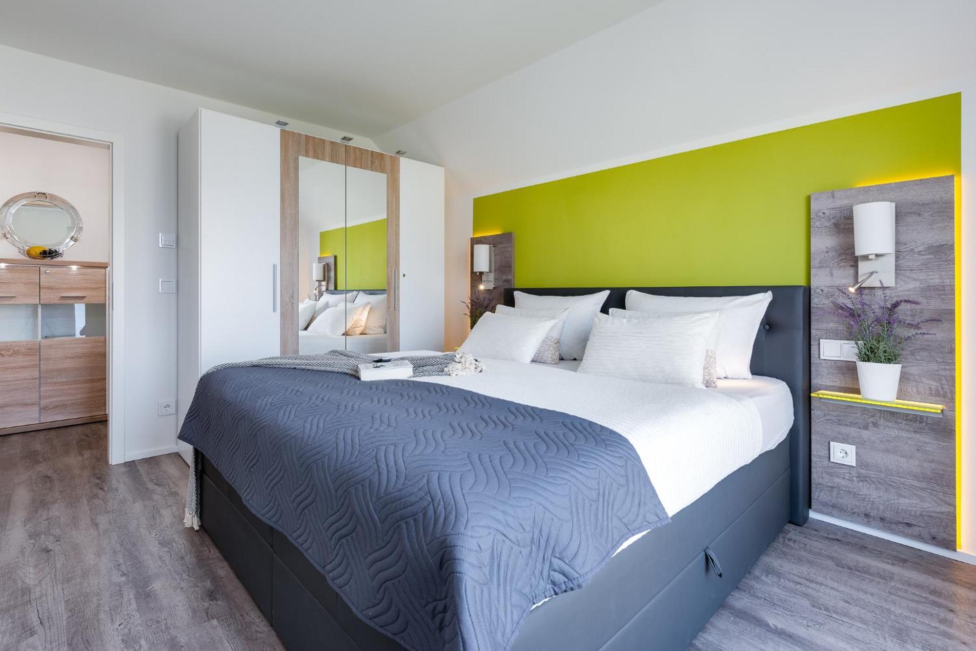 Fewo Kapitaen James Cook By Seeblick Ferien Oro, Wasserbett, E-Ladesaeule, Olpenitz Exterior foto