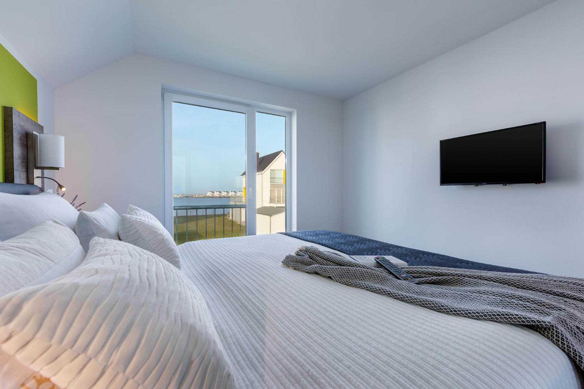 Fewo Kapitaen James Cook By Seeblick Ferien Oro, Wasserbett, E-Ladesaeule, Olpenitz Exterior foto